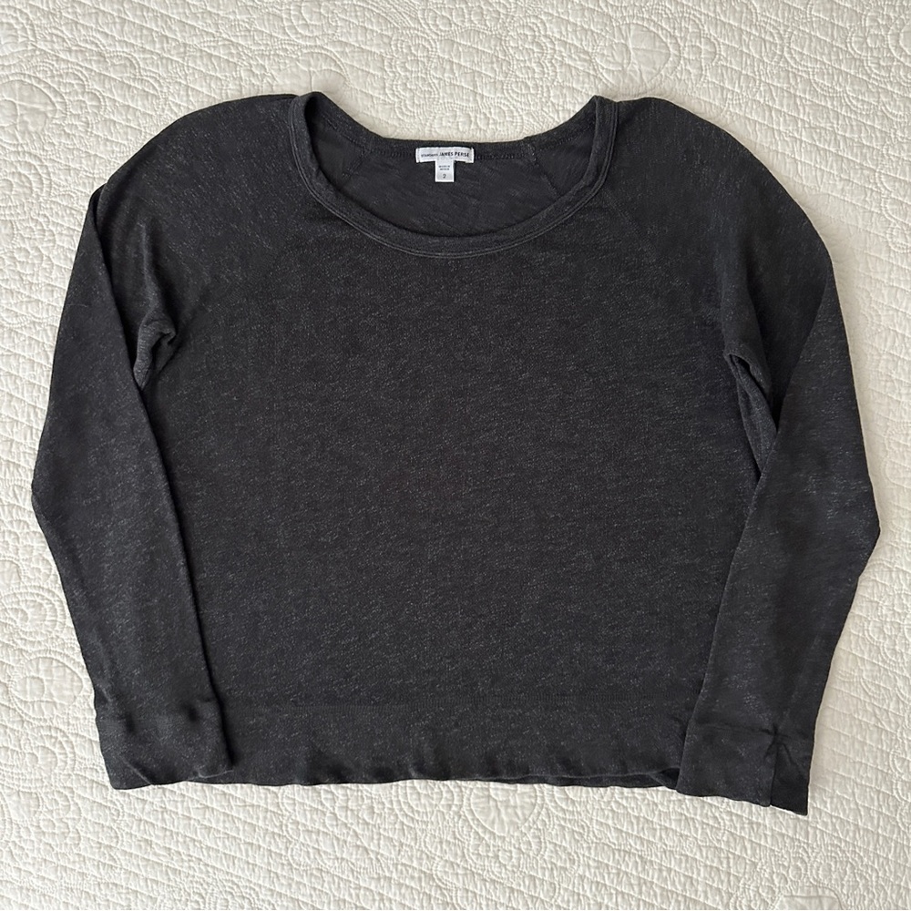 James Perse Standard Raglan Sleeve Pullover Shirt Top WXT3964 Size 2 / Medium